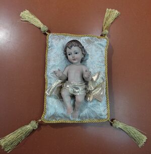 NIÑO JESÚS CON ALMOHADA 25322