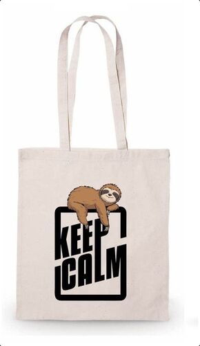 BOLSA DE TELA PEREZOSO NATURAL MOSES