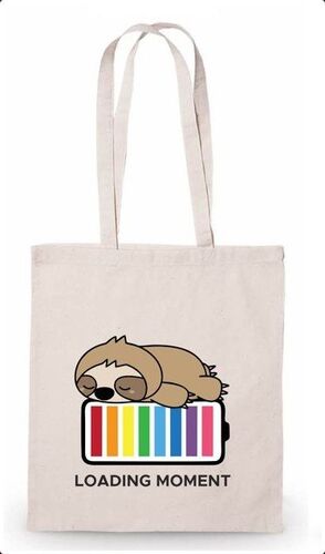 BOLSA DE TELA PEREZOSO CARGADOR NATURAL MOSES