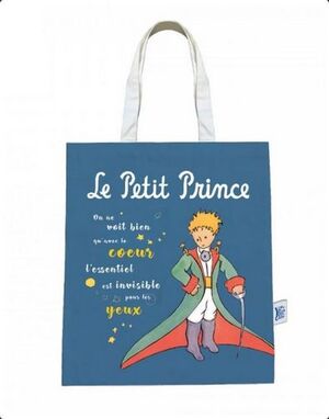 BOLSA DE TELA EL PRINCIPITO AZUL CON CAPA MOSES 525518