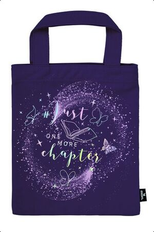 BOLSA DE TELA DE LIBROS JUST ONE MORE CHAPTER MOSES