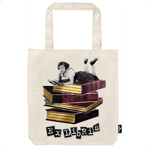 BOLSA DE TELA DE LA COMPRA EX LIBRIS MOSES