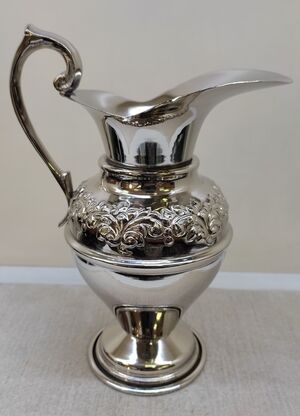 JARRA DE AGUA NÍQUEL PULIDO H 16 CM - 32-792
