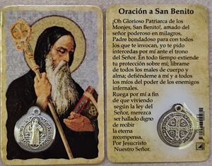 ESTAMPA SAN BENITO CON MEDALLA VML1/BDT2