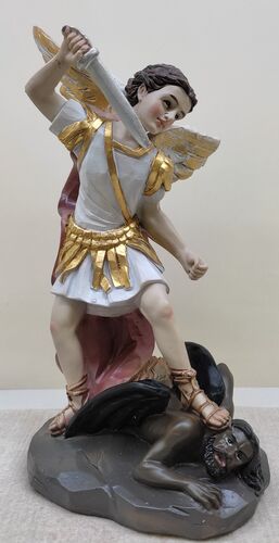 IMAGEN SAN MIGUEL ARCÁNGEL RESINA 30 CM. - PB8612