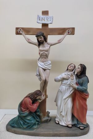 IMAGEN CRUCIFIXIÓN DE JESÚS RESINA 23,7 CM. - PB19062