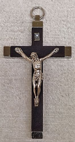 CRUZ MADERA METAL NEGRA L 76-90.NE