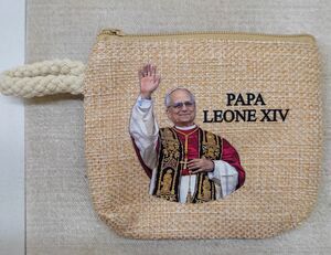 PORTAROSARIO PAPA LEÓNE XIV