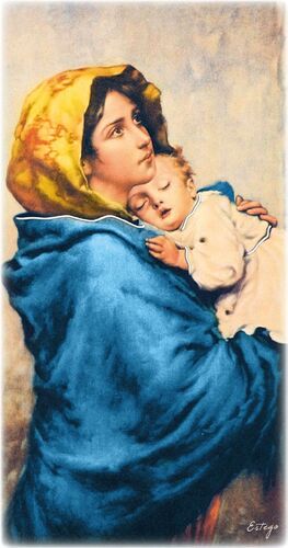 CUADRITO VIRGEN FERRUZZI COLOR 12X24 CM - 05191516