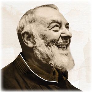 CUADRITO SAN PIO COLOR 18X18 CM. - 05181238