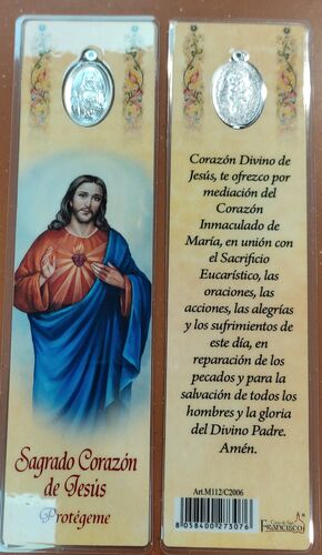 MARCAPÁGINAS SAGRADO CORAZÓN DE JESÚS M0112-C2006