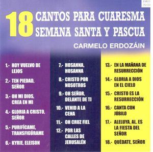 18 CANTOS PARA CUARESMA SEMANA SANTA Y PASCUA (CD)