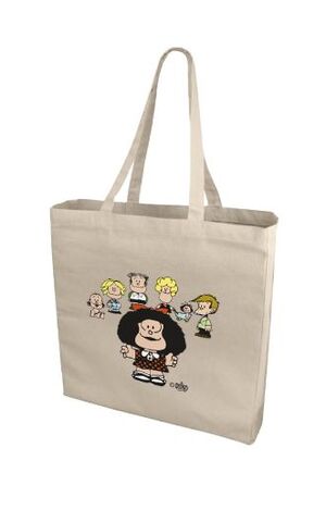 BOLSA TOTE DE ALGODÓN MAFALDA Y SUS AMIGOS MOSES