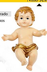 NIÑO JESÚS PAÑAL ORO 6 CM. 04/283