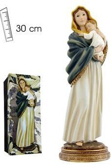 VIRGEN CON NIÑO 30 CM. REF.12/080