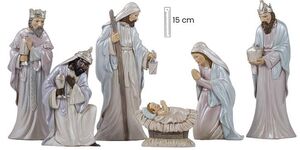 MISTERIO 6 PIEZAS PASTEL 15CM 25/309