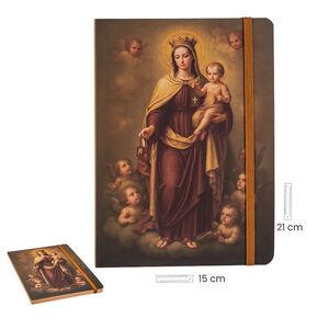 LIBRETA VÍRGEN DEL CARMEN A5 21 X 15 CM