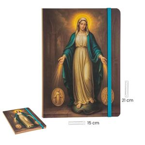 LIBRETA VIRGEN MILAGROSA A5 21 X 15 CM 25/551