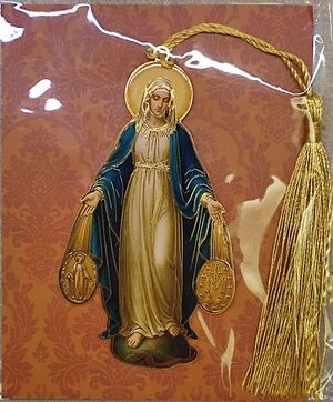 MARCAPAGINAS VIRGEN MILAGROSA