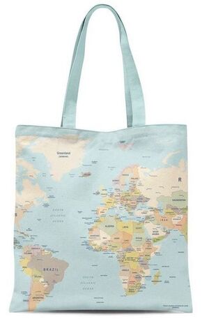 BOLSA ALGODON MAPA MOSES