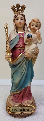 MARÍA AUXILIADORA 14,5 CM RESINA PB0002 (96)