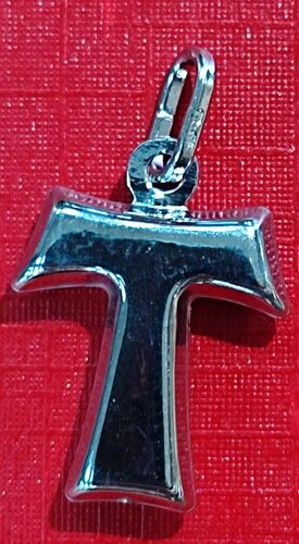 CRUZ PLATA TAU 29X15MM PLATA DBCTAU29P