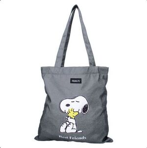 BOLSA TELA SNOOPY JUST GETTING STARTED 3575 GREY MOSES