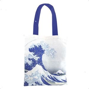 BOLSA DE TELA LA GRAN OLA MOSES MOSES