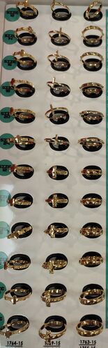 SORTIJA CHAPADO ORO 18 KT. 1000-15