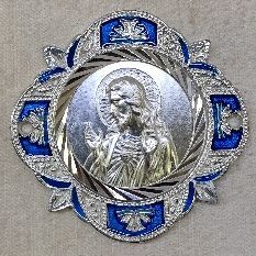 PLACA PARA PUERTA DETALLE AZUL