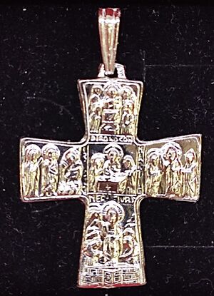 CRUZ DE PLATA ICONOSTASIO (S-83)