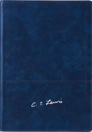BIBLIA RVR CON REFLEXIONES DE C.S. LEWIS I/PIEL AZUL MARINO