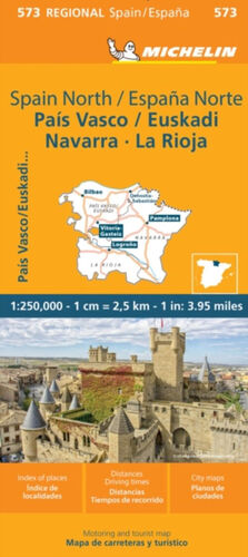 MAPA REGIONAL PAIS VASCO, NAVARRA, LA RIOJA 11573