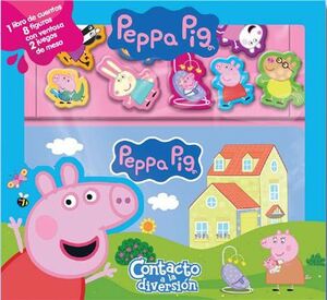 PEPPA PIG (LIBRO+JUEGO DE MESA) (CONTACTO A LA DIVERSIÓN)