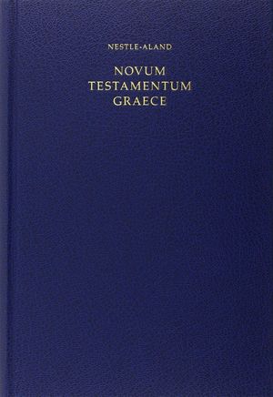 NOVUM TESTAMENTUM GRAECE EDICIÓN LETRA GRANDE