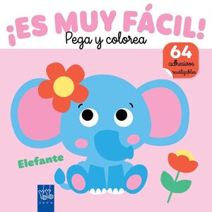 ES MUY FACIL PEGA Y COLOREA ELEFANTE