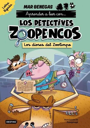 APRENDER A LEER CON... LOS DETECTIVES ZOOPENCOS LETRA LIGADA 2. LOS DIOSES DEL Z