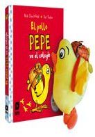 PACK EL POLLO PEPE VA AL COLEGIO CON MUÑECO/MOCHILA