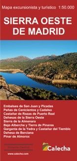 SIERRA OESTE DE MADRID. MAPA EXCURSIONISTA Y TURÍSTICO