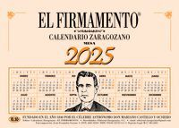 CALENDARIO DE MESA ZARAGOZANO 2025