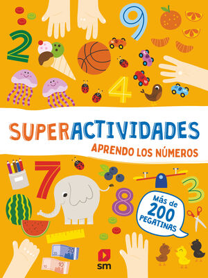 SUPER PEGATINAS APRENDO LOS NÚMEROS