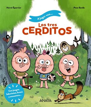 Cuento Los tres cerditos: Libro para colorear (Spanish Edition)