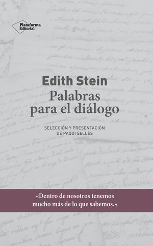 EDITH STEIN. PALABRAS PARA EL DIÁLOGO
