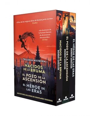 ESTUCHE TRILOGÍA ORIGINAL MISTBORN (NACIDOS DE LA BRUMA  EL POZO DE LA ASCENSIÓ
