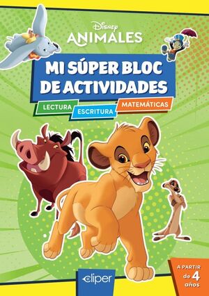 MI SÚPER BLOC DE ACTIVIDADES DISNEY - ANIMALES DISNEY