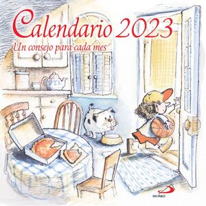CALENDARIO UN CONSEJO PARA CADA MES 2023 PARED (29,7 X 29,7 CM)
