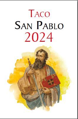 CALENDARIO TACO SAN PABLO 2024 SOBREMESA