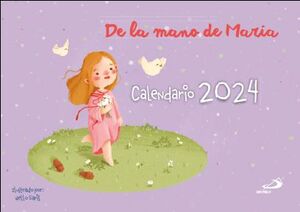 CALENDARIO PARED DE LA MANO DE MARÍA 2024 - 29,7 X 21 CM