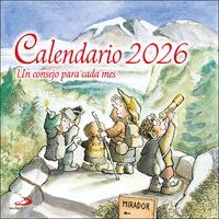 CALENDARIO PARED UN CONSEJO PARA CADA MES 2026