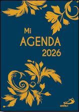 MI AGENDA 2026 CUBIERTA CON ESTAMPACIÓN EN ORO